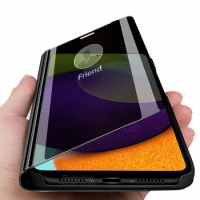 SAMSUN A52 A 52 4G case for samsung galaxy a52 5G smart mirror flip phone cover smart mirror flip phone cover case