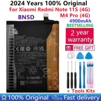 2024 Years 100% Original New For Xiao Mi 5000mAh BN5D Battery For Xiaomi Redmi Note 11S 11 S 4G M4 PRO 4G Mobile Phone Batteries