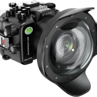 Waterproof housing WPC-FX3 Dive 40m/130ft Work for Sony FX3 with16-35mm f4.0 ZA OS,16-35mm f2.8 GM,24-70mm f4.0 lens