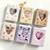 Album Ảnh, Thiết Kế Hình Gấu Hoạt Hình, Kích Thước 3 Inch, Giá Đỡ Ảnh Thiếp, Phong Cách Hàn Quốc, Sá