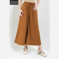 Giordano Women's (Online Exclusive) Beau Monde Nylon Pants 1342523694 XL Brown