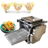 5-20CM Automatic Tortilla Making Machine Commercial Corn Mexican Tortilla Machine Corn Taro Making Machine