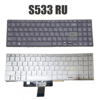 Brand New US Russian Keyboard for ASUS Vivobook S15 S533 S533E S533EA S533F S533FA E510M E510MA L510M L510MA With Backlit