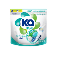 【Ka 日本王子菁華】4合1 四色抗菌洗衣膠囊/洗衣球 補充包 5顆/袋(潔淨抑菌)