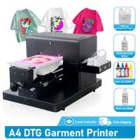 DTG Printer A4 L805 T-shirt Printing Machine with DTG Ink A4 DTG Garment Printer Direct Print to Clothes T shirt A4 DTG Printer