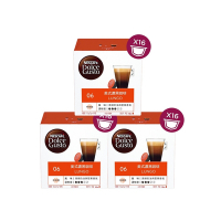 雀巢咖啡 DOLCE GUSTO 大膠囊 美式濃黑 咖啡膠囊 16顆X3盒