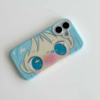 เคสโทรศัพท์ LYY Girl Eyes ลายน่ารัก สำหรับ iPhone 16 Pro Max/15/14/13/12/11 วัสดุ PC กันกระแทก ปกป้อ