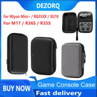 Protect Game Storage Case for Miyoo Mini Plus M17 R36S R35S Portable Storage Console Bag Carry Case for Anbernic RG35XX XU10