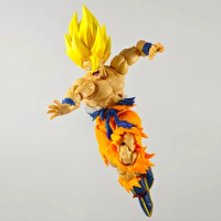 17cm Anime Dragon Ball Z Figure Battle Damage Son Goku Figure Goku Super Sayan Figurine PVC Collection Set Toy gift