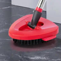 Spin Mop Replace Head Scrub 180 Degree Swivel Triangle Brush Head for Spin Mop Floor Cleaning Spin Mop 1 Tank System Brush