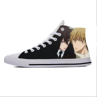Anime Dakaretai Otoko 1-i Ni Odosarete Imasu Cool Casual Shoes High Top Lightweight Board Shoes Breathable Men Women Sneakers