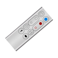 2X Replacement Remote Control Suitable For Dyson AM09 HP00 HP01 Air Purifier Leafless Fan Remote Control Silver