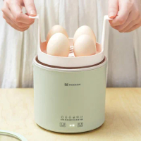 Mokkom Electric Egg Boiler Breakfast Machine Multicooker Steamer Automatic Egg Cookers Egg Custard Steaming Cooker with Timer