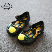 0-3y Kids Mules &amp; Clogs Summer Baby Girls Flat Jelly Sandals Cartoon Breathable Soft Bottom Hollow Children's Shoes Y20