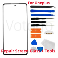Front Glass Screen + OCA For Oneplus 5 6 7 8 8T 9 10 11 12 Pro 10T 10R 9R 11R 5G Outer LCD Display Touch Lens + Replacement Kits