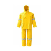 Krisbow Rainsuit Jas Hujan Pvc dengan Hood - Kuning L