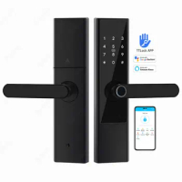 Home TTlock Ble App Smart Door Lock Fingerprint Password Smart Digital Lock Nfc Rfid Key Card Intelligent Electric Door Lock
