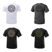 Summer New Private Security Theme GBRS Style Bull 's-eye Print Round Neck Short Sleeve T-shirt Army Fan Short Sleeve