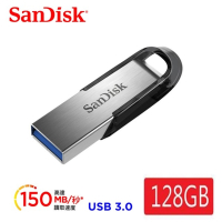 SanDisk 晟碟 [全新版] 128GB Ultra Flair USB3.0 隨身碟 (高速150MB/秒 原廠5年保固)