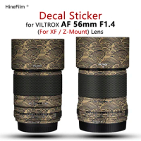 Viltrox AF 56/1.4 XF / Z Mount Lens Sticker AF56 F1.4 Decal Skin For Viltrox AF 56mm F1.4 Lens Protector Coat Wrap Cover Case