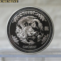 Quality 1 Oz Ounce 999 Fine German Silver Dragon Round Collectible Coin