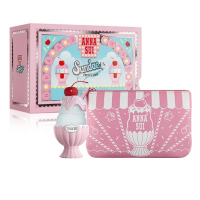 【ANNA SUI 安娜蘇】果漾聖代粉紅禮盒-50ml+化妝包(香水為專櫃公司貨)