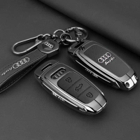 Vỏ chìa khóa điều khiển từ xa ô tô hợp kim kẽm cho Audi Q8, A6, A3, A8 (C8), S6, RS6, A7, S7, RSQ8, 