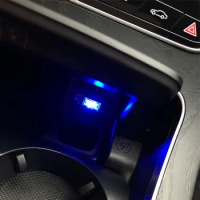 1pcs Car-Styling USB Atmosphere LED Light Case for FIAT EVO Sedici Linea Bravo FCC4 Viaggio Coroma Ottimo Uno