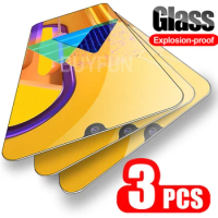 3PCS Safety Glass For Samsung Galaxy M30 M30S M31 M31S Screen Protector M 30 31 S 30S 31S Full Cover Film Tempered Glas Not Case