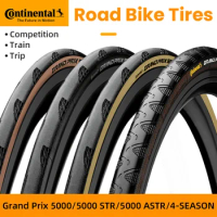 Continental Grand Prix 5000 ASTR/STR/4 Season Road Tire 700x25/28c Black Chili Compound Lazer Grip Gravel Road Bike Folding Tyre