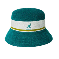 【KANGOL】BERMUDA STRIPE 漁夫帽(碧綠色)