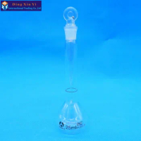 25ml Transparent volumetric flask flint glass flask volumetric Laboratory volumetric flask