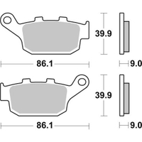 ~MEDE~HONDA CBR250R CBR300R CBR500R SBS 煞車皮 來令片 881LS