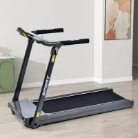 Folding Electric 3.5HP Treadmill Medium Running Machine Motorised Gym 330lb,Portable Compact Treadmill Foldable for Home Gym