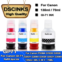 GI-71 GI 71 Refill dye Ink for Canon PIXMA G1020 G2020 G2021 G2060 G3020 G3021 G3060 printer Canon GI-71 Dye ink