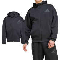 Adidas M Z.N.E. Fz 男款 黑色 口袋 連帽 夾克 休閒 運動 外套 JE7538