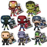 POP Marvel Avengers Iron Man 467# Thor 286#Steven Roger 458#The Hulk 68#Thanos 289# Children Model Toy Gift