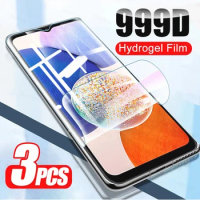 3Pcs Full Cover Hydrogel Film For Samsung Galaxy A14 4G 5G Screen Protector For Samsung A54 A34 A24 A14 A25 5G Protective Film