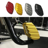 For Yamaha XMAX300 XMAX250 XMAX125 2020 SEMSPEED CNC Rear Motorcycle Side Stand Kickstand Extension Support Plate Pad