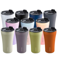 【STTOKE】精品陶瓷保溫杯 12oz/350ml(陶瓷塗層/防漏隨行/多色可選)
