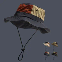 Sun Protection Bucket Hat Quick-dry Fisherman hat Panama Hat Anti-UV Wide Brim Breathable Summer Man Women