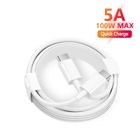 สาย USB C TO USB C, PD 100W, สำหรับ Samsung, Xiaomi และ Redmi, Type-C Fast Charging, สายชาร์จโทรศัพท