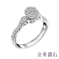 【Emperor Diamond 京華鑽石】18K金 共0.48克拉 鑽石戒指 女戒 慈顏