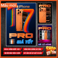 Poster decal sản phẩm iPhone 17 pro max kích thước 42 x 60cm dán trang trí tiệm hình điện thoại  bán