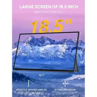 UPERFECT Portable Gaming Monitor Touchscreen 18.5 Inch - Visual Gaming Seru IH Hitam