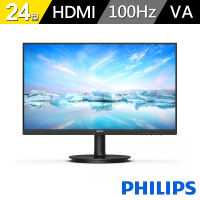 【Philips 飛利浦】241V8LB 24型 VA 100Hz窄邊框螢幕
