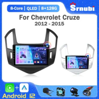 Android 12 Car Audio for Chevrolet Cruze J300 J308 2012-2015 Multimedia Video Player GPS Navigaion Carplay 2Din Head Unit Radio