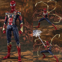 S.H.Figuarts Iron Spiderman FINAL BATTLE EDITION Avengers Endgame Anime Collection Figures Model Toys