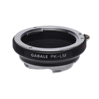 Gabale PK-LM Manual Focus Lens Adapter Without Rangefinder Ring for Pentax K Lens to Leica M Mount Cameras M6/M240/M9/M10/MP/M11