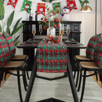 New Christmas Table Runner Red Festive Nordic High-End Light Luxury Dining Table Cloth Table Runner